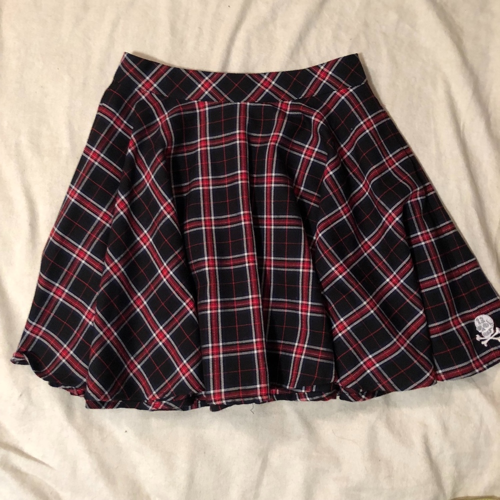 90s vibes 💾 Lucky 13 Plaid Mini Skirt